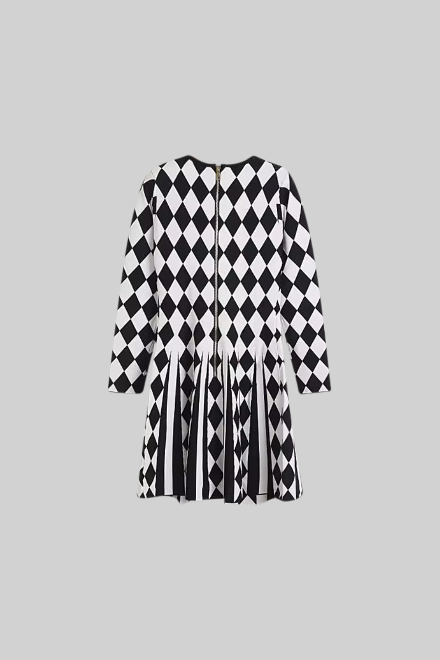 B&W Harlequin Gem Dress