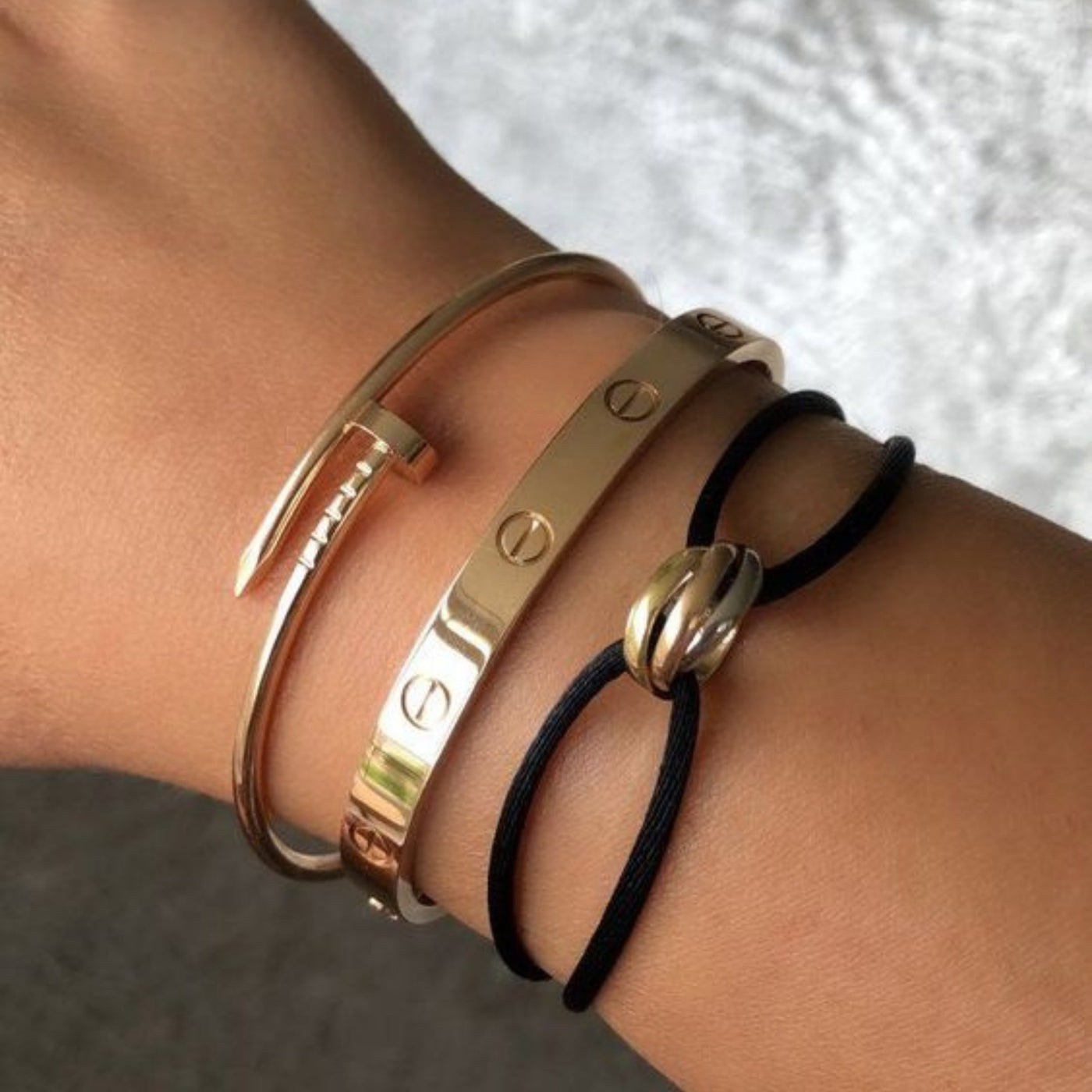 Elegance Nail Armband - Goud